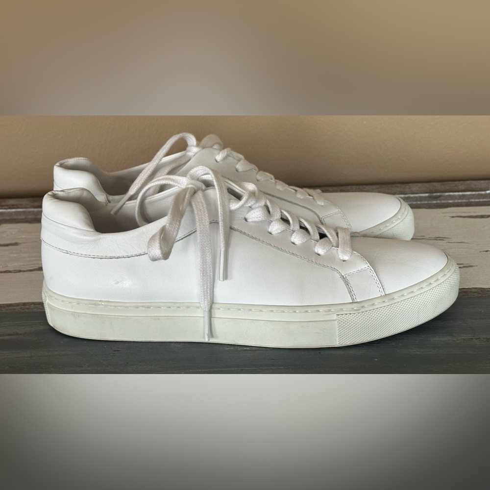 M.Gemi The Palestra White Leather Low Top Sneakers Made in Italy Women 39.5 9 - Picture 3 of 9